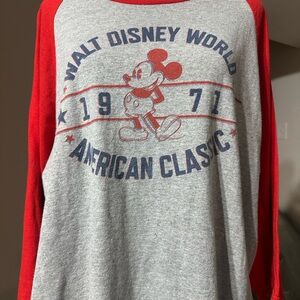 Walt Disney World Mickey Mouse Long Sleeve TShirt - Vintage